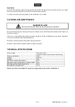 Preview for 11 page of Europalms 83500198 User Manual