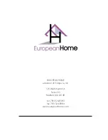 Preview for 22 page of European Home DV 38 ST Installation, Operation And Maintenance Manual