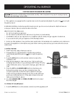 Preview for 22 page of European Home GVF-42 Installation, Operation And Owner'S Manual