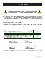 Preview for 8 page of European Home J-60 Installation, Operation And Owner'S Manual