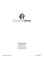 Предварительный просмотр 14 страницы European Home Joist Installation Instruction Manual