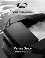 European Touch Petite Spa Owner'S Manual preview