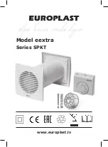 Preview for 1 page of Europlast eextra SPKT Series Instruction Manual