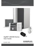 Preview for 1 page of Europlex SigNET200 Series User Manual