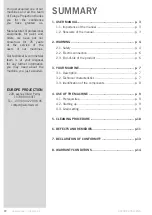 Preview for 2 page of EUROPRO 101051 User Manual