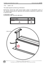 Предварительный просмотр 10 страницы Euroscreen Giotto Home Cinema Installation And Maintenance Manual