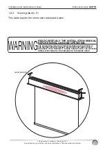 Preview for 11 page of Euroscreen Giotto Home Cinema Installation And Maintenance Manual