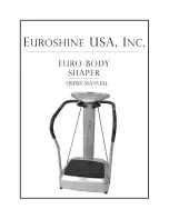 Euroshine Euro Body Shaper User Manual preview