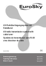 EuroSky 35 05 46 Operating Instructions Manual preview