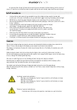 Предварительный просмотр 3 страницы Eurosound DMTP65i5 User Manual