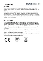 Предварительный просмотр 2 страницы Eurosound HM44A-4K-IP User Manual