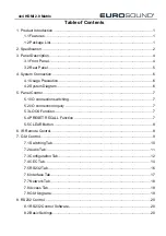 Предварительный просмотр 4 страницы Eurosound HM44A-4K-IP User Manual