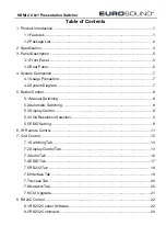 Preview for 4 page of Eurosound SW311A-4K User Manual