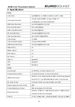 Preview for 8 page of Eurosound SW311A-4K User Manual