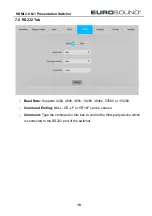 Preview for 23 page of Eurosound SW311A-4K User Manual