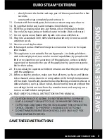 Предварительный просмотр 3 страницы EuroSteam 4171 Instruction Manual