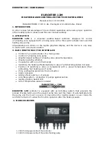 Preview for 1 page of EUROSTER 12M User Manual