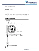 Preview for 3 page of Eurosystems Serena 170 Operation And Maintenance