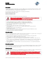 Preview for 3 page of Eurotec EVP-ED Operating Instructions