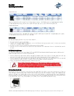 Preview for 4 page of Eurotec EVP-ED Operating Instructions