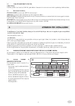 Предварительный просмотр 5 страницы Eurotec G2S6S Installation, Use And Maintenance Instructions