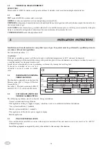 Предварительный просмотр 16 страницы Eurotec G2S6S Installation, Use And Maintenance Instructions