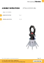 Предварительный просмотр 1 страницы Eurotec LIFTING ANCHOR MINI Assembly Instructions Manual