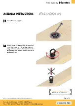 Предварительный просмотр 4 страницы Eurotec LIFTING ANCHOR MINI Assembly Instructions Manual