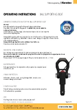 Предварительный просмотр 5 страницы Eurotec LIFTING ANCHOR MINI Assembly Instructions Manual