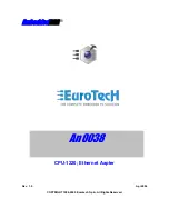 Preview for 1 page of Eurotech An0038 Application Note