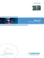Eurotech Bitsy G5 User Manual preview