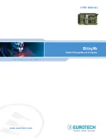 Preview for 1 page of Eurotech BitsyXb User Manual