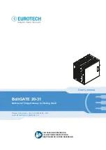 Preview for 1 page of Eurotech BoltGATE 20-31 User Manual