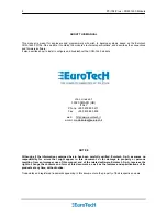 Preview for 2 page of Eurotech COM-1460 User Manual