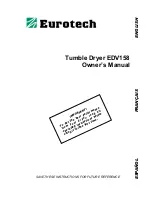 Предварительный просмотр 1 страницы Eurotech EDV158 Owner'S Manual