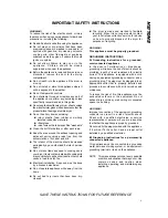 Preview for 3 page of Eurotech EDV278EL Owner'S Manual