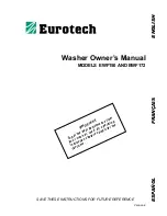 Preview for 1 page of Eurotech EWF150 Owner'S Manual