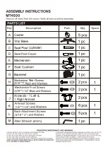 Предварительный просмотр 2 страницы Eurotech MT4500 Assembly Instructions