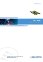 Preview for 1 page of Eurotech PROTEUS User Manual