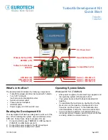 Eurotech TXB4501 Quick Start предпросмотр