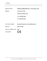 Preview for 3 page of EUROTECNO S.R.L Maior Omnia Manual Of Instructions, Use And Maintenance