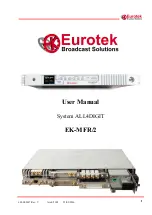 Предварительный просмотр 1 страницы Eurotek EK-MFR/2 User Manual