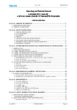 Preview for 3 page of EuroTel ETLUW4G03 Operating And Technical Manual