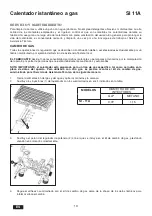 Preview for 20 page of Euroterm SI 11 A Installation, Use And Maintenance Instructions