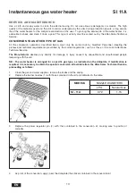 Preview for 30 page of Euroterm SI 11 A Installation, Use And Maintenance Instructions