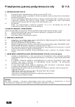 Preview for 48 page of Euroterm SI 11 A Installation, Use And Maintenance Instructions