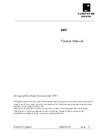 Preview for 1 page of Eurotherm 601 Product Manual