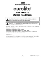 Preview for 3 page of Eurotherm LED TMH-X18 User Manual