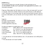 Предварительный просмотр 32 страницы Eurotops Versand 48574 User Manual