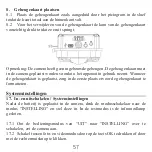 Предварительный просмотр 57 страницы Eurotops Versand 48574 User Manual